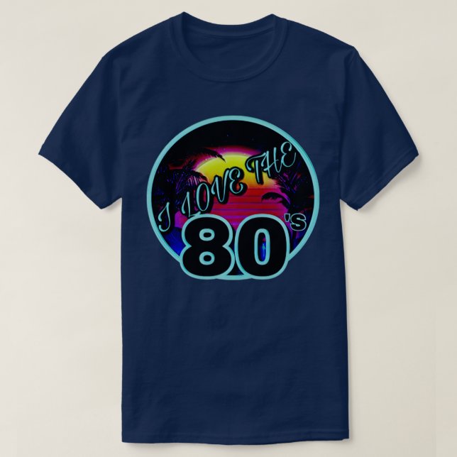 80s Love Classic T-Shirt Copy (Design Front)