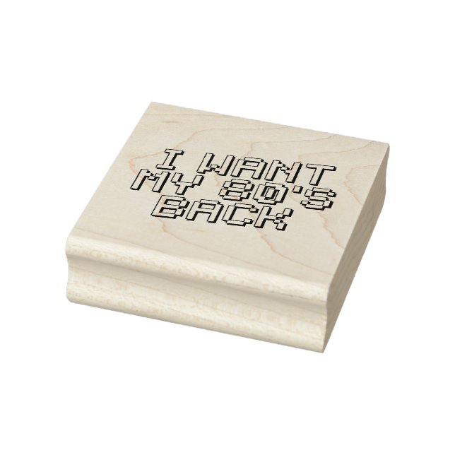 80s Lover Rubber Stamp (Stamp)
