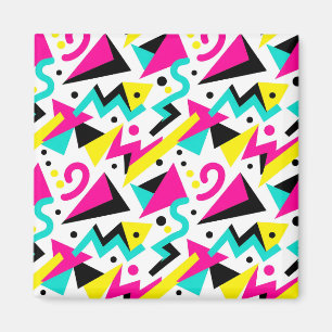 80s Memphis Geometric Pattern Magnet