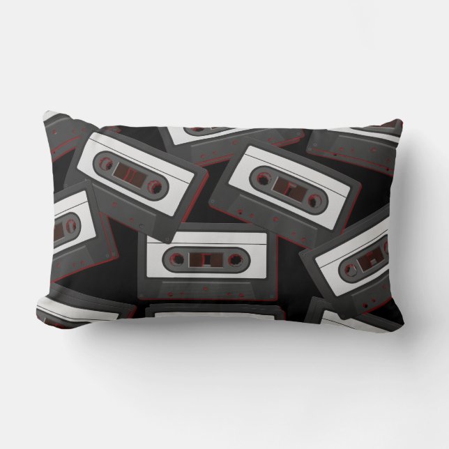 80's Mix Tape Throw Pillow (Front)