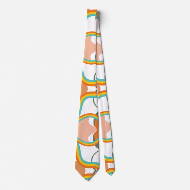 80s Modern Good vibes Tie (Front)