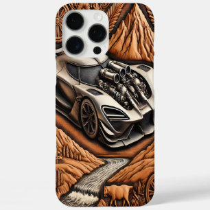 80s Muscle Car in Scenic Splendour iPhone 16 Pro Max Case