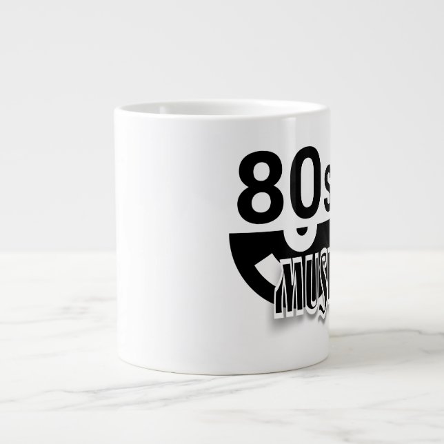 80s Music   - Jumbo Mug (Front)