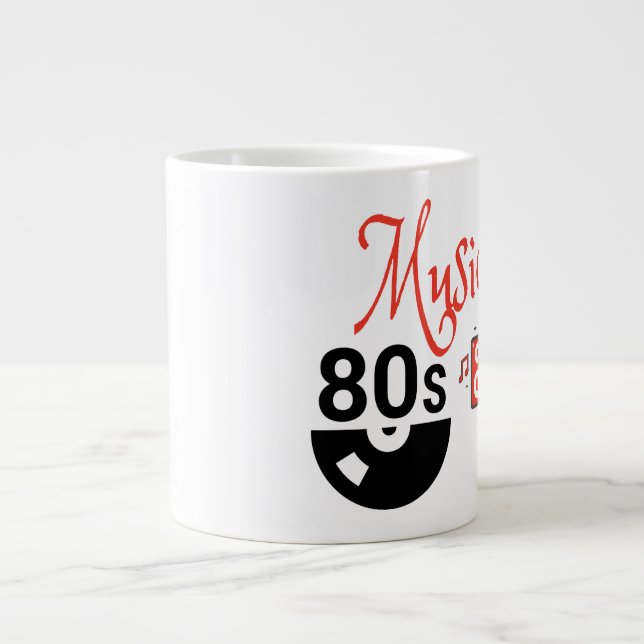 80s Music   - Jumbo Mug (Front)