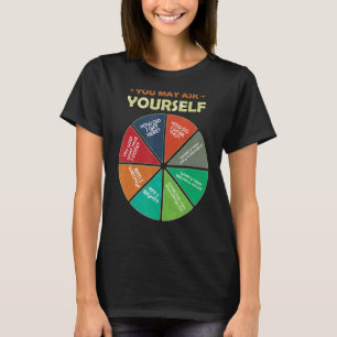 80's Music Retro Lyrics Pie Chart You May Ask Your T-Shirt