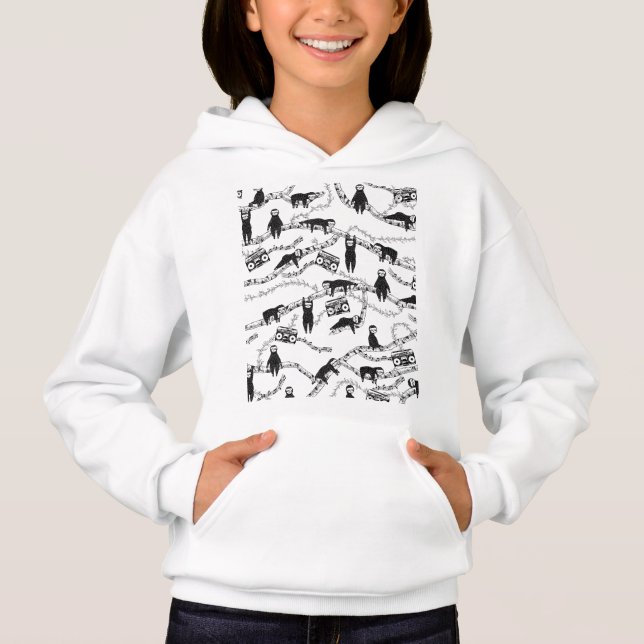 80s music sloth pattern (Front)