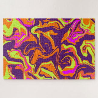 80s Mystery Melt Psychedelic Jigsaw Puzzle