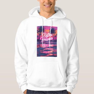 80s Neon Paradise Hoodie