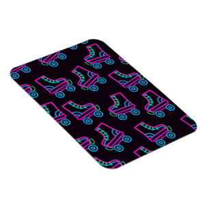 80s Neon Roller-skates Magnet