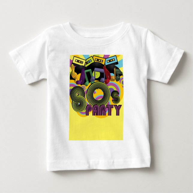 80s Party Baby T-Shirt (Front)