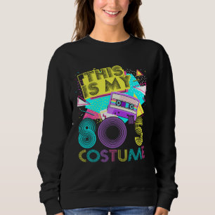80s Party Girl Retro Costume 80s Sweatshirt