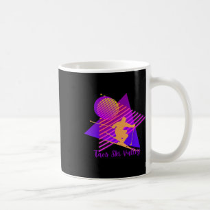 80s Pink And Purple Taos Ski Valley New Mexico Ski Coffee Mug