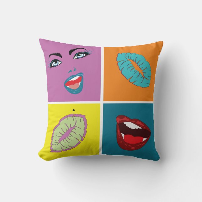 80's Pop Art Cushion (Front)