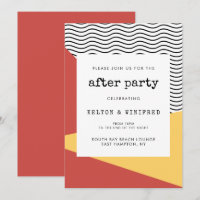 80s Pop art Memphis style after party