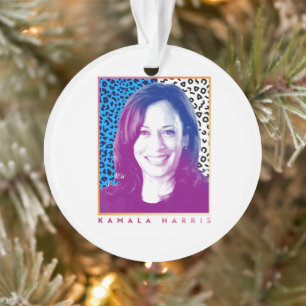 80s Poster - Kamala Harris Ornament
