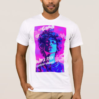 80's R&B HIP HOP PURPLE RAIN URBAN GRAPHIC T-Shirt