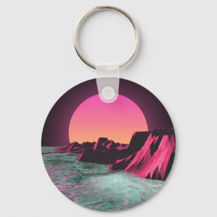 80's R I S E R Key Ring