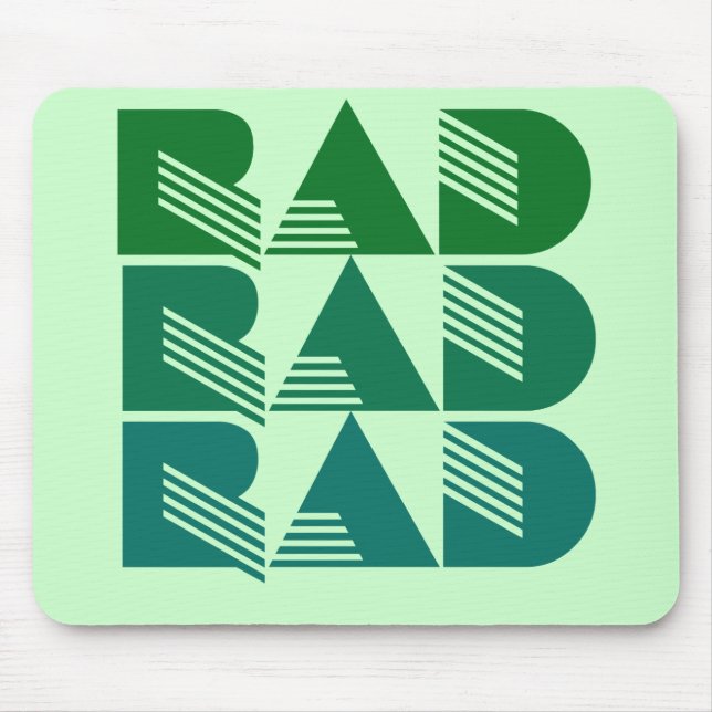 80s RAD Mouse Pad (Front)