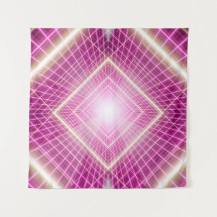 80s retro and sci fi pop art scene. tapestry