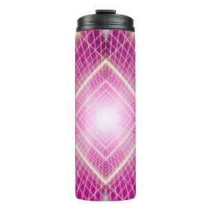 80s retro and sci fi pop art scene. thermal tumbler