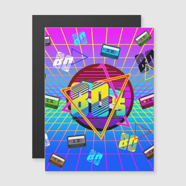 80's Retro Cassette Tape Old School (Front/Back)