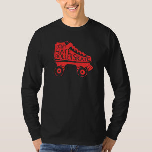 80s Retro Cool Skating Don't Hate Roller Skate T-Shirt