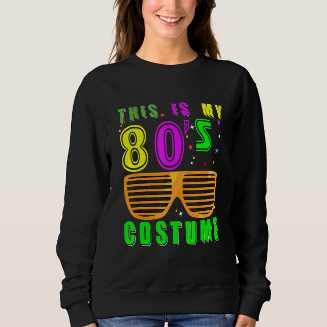 80's Retro Fashion Throwback Culture 1980 Disco Mu Sweatshirt (Front)