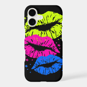 80s Retro Lips Stars Kisses