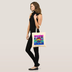 80's RETRO OLD SCHOOL CASSETTE TAPE   Tote Bag