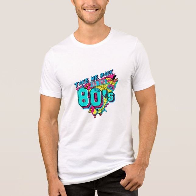 80's RETRO PARTY Tshirt (Front)