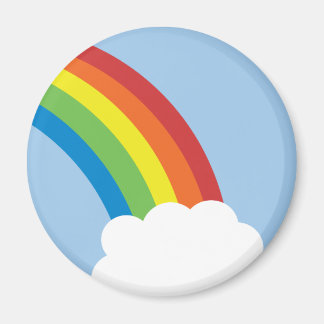 80's Retro Rainbow Magnet
