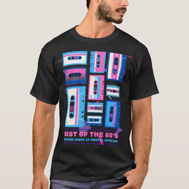 80s Retro Style Vintage fashion Mens T-Shirt (Front)