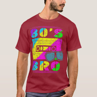 80s Retro Tape Bro Party 80s DJ Party Goer T-Shirt