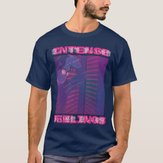 80s Retro Vaporwave Aesthetic Intense Feelings ret T-Shirt