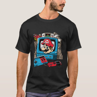 80s Retro Video Game NES Gaming Mario Style Logo! T-Shirt