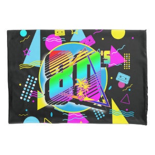 80'S RETRO VINTAGE OLD SCHOOL STYLE PILLOWCASE