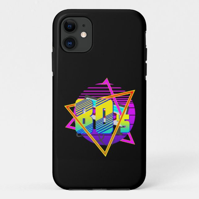 80's Retro Vintage Sunset  Case-Mate iPhone Case (Back)