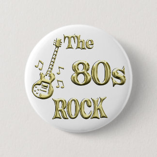 80s ROCK 6 Cm Round Badge