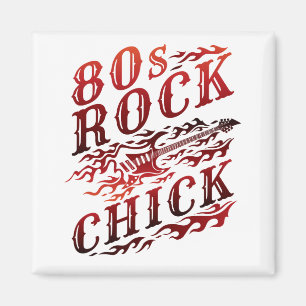 80s Rock Chick Eighties Music Magnet