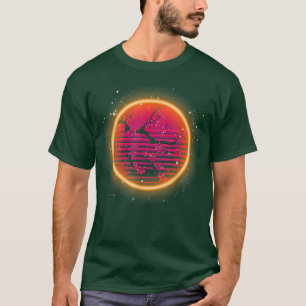 80s Sakura Japan Flower Vaporwave Retro Cherry Blo T-Shirt