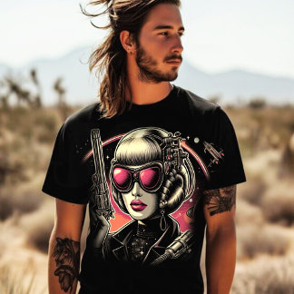 80s Sci-Fi Woman T-Shirt