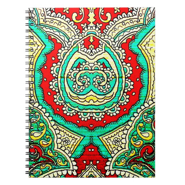 80s style, bright, neon, beautiful, psychedelic ar notebook (Front)