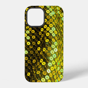 80s style sequined textile closeup. iPhone 12 case