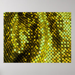80s style sequined textile closeup. poster