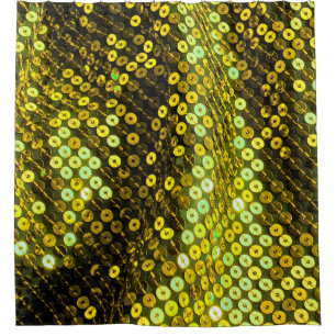 80s style sequined textile closeup. shower curtain