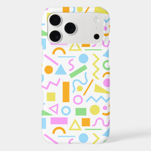 80s Style Shape Pattern Color on White