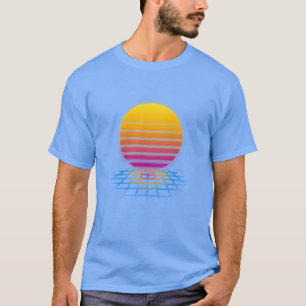 80s Synthwave Sunset T-Shirt