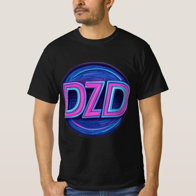 80's Theme'd DZD Logo T-Shirt (Front)
