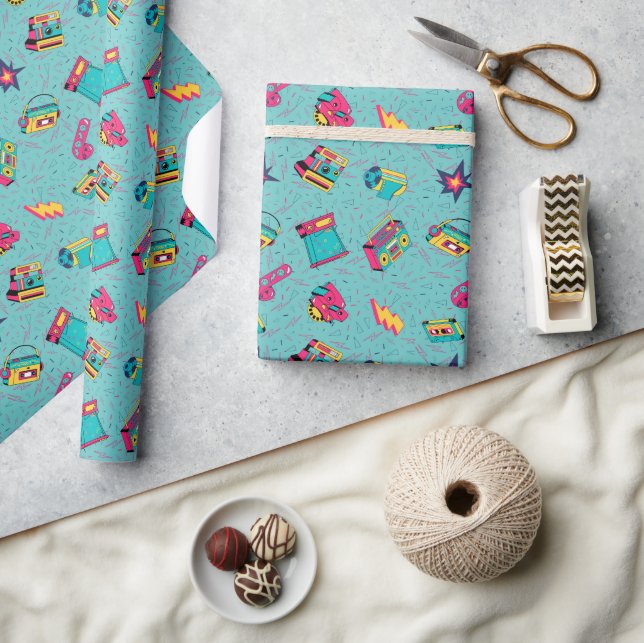 80s Themed Wrapping Paper (Crafts)