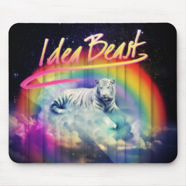 80's Tiger Ideabeast Mousepad (Front)